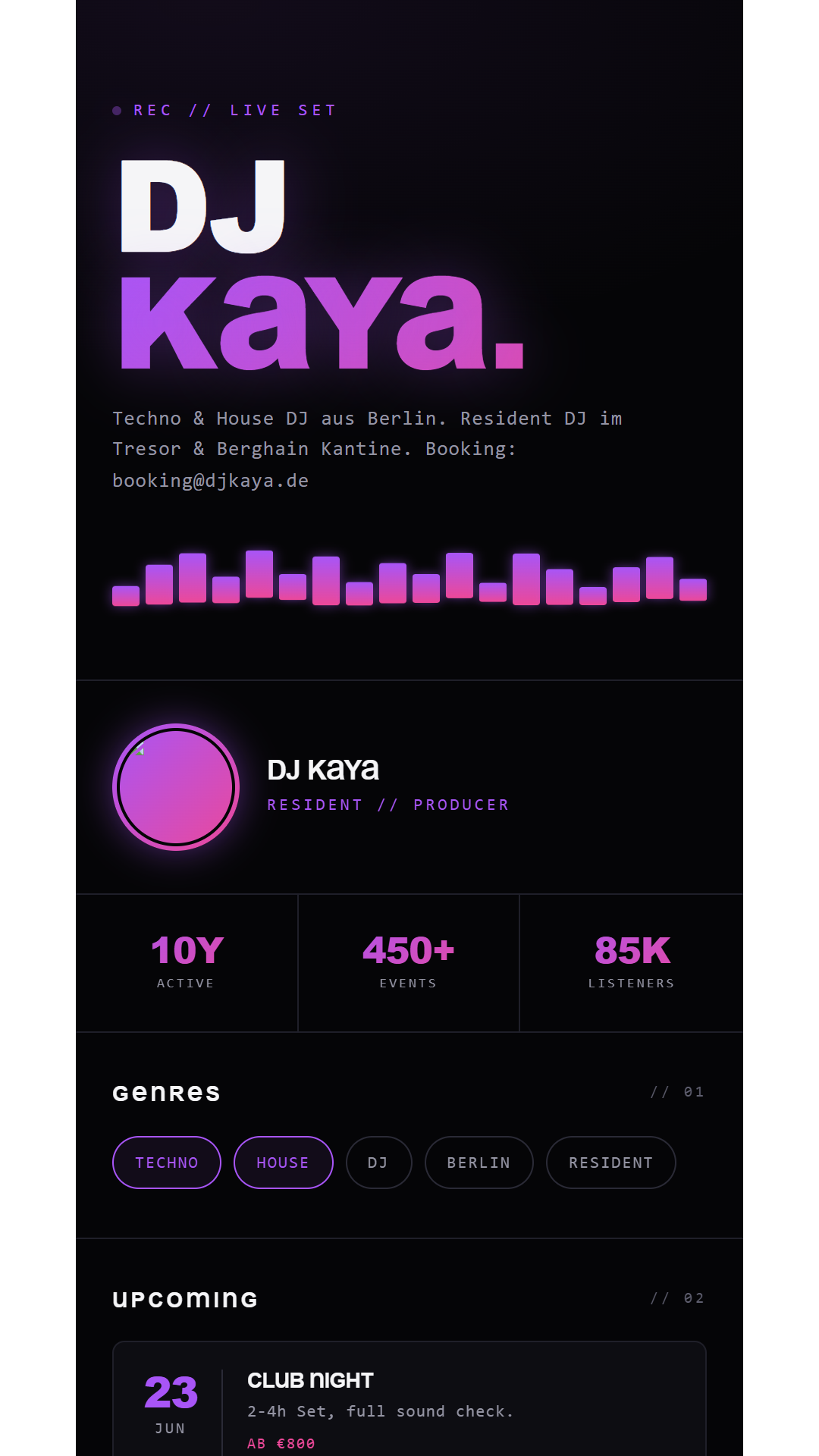 DJ — Noir — Music & DJ